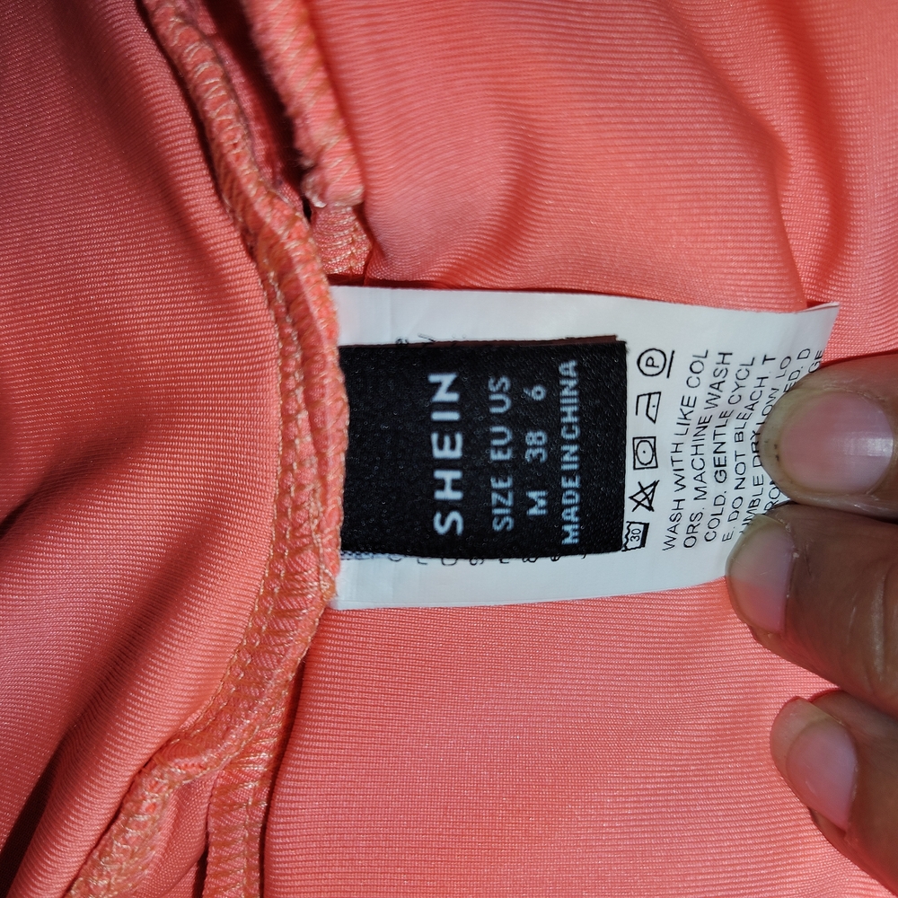 SHEIN Coral Top